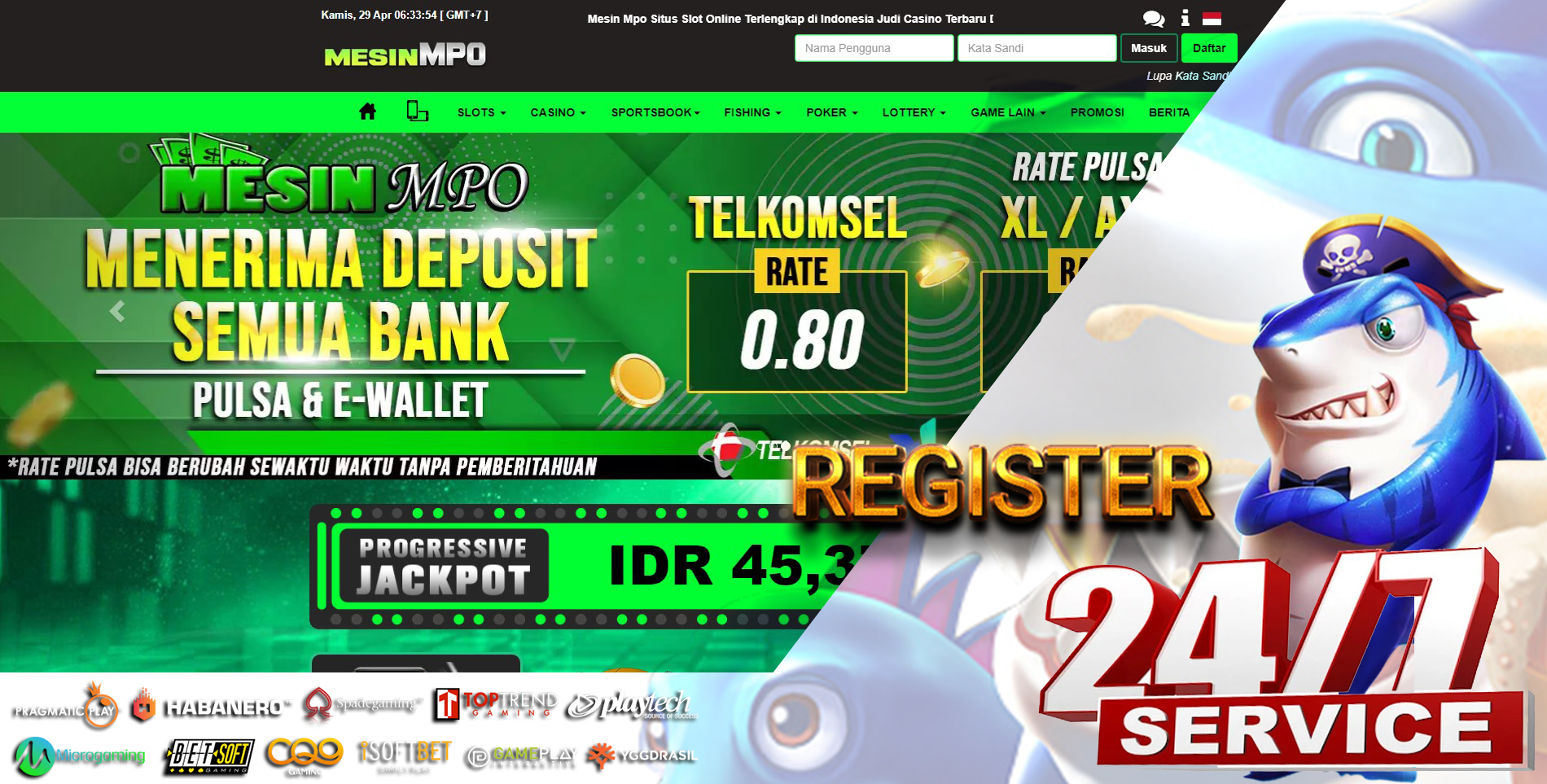 Mesin Slot Mpo Deposit Pulsa, Ovo dan Gopay Terbaik di Indonesia